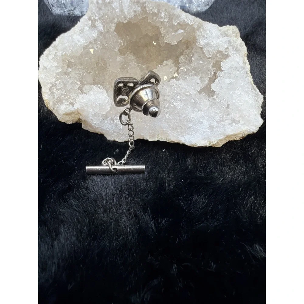1950S VINTAGE SWANK  HAPPY FACE SAD FACE THEATER MASK DRAMA‎ TIE TACK